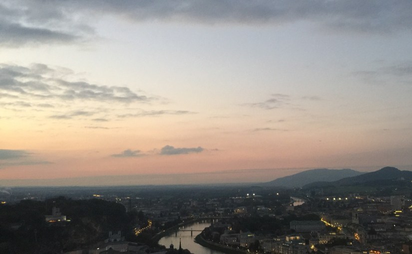 Salzburg at Dusk - Austria - Hohensalzburg Fortress - Ren Michael - Quinby & Co.