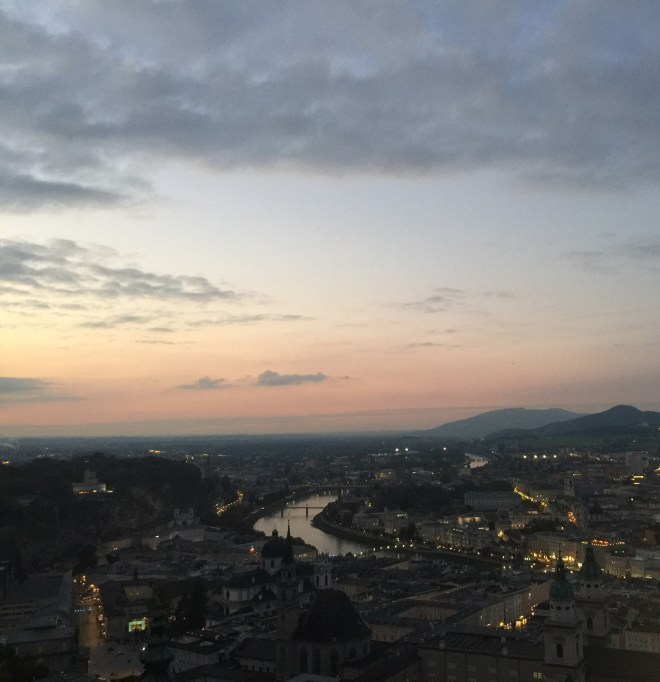 Salzburg at Dusk - Austria - Hohensalzburg Fortress - Ren Michael - Quinby & Co.